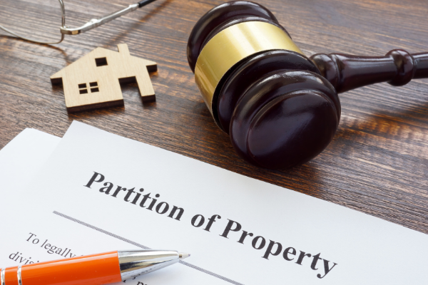 partition of real property during divorce