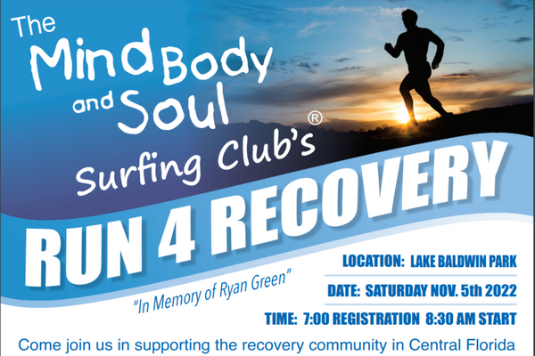 mind body & soul surfing club annual recovery run
